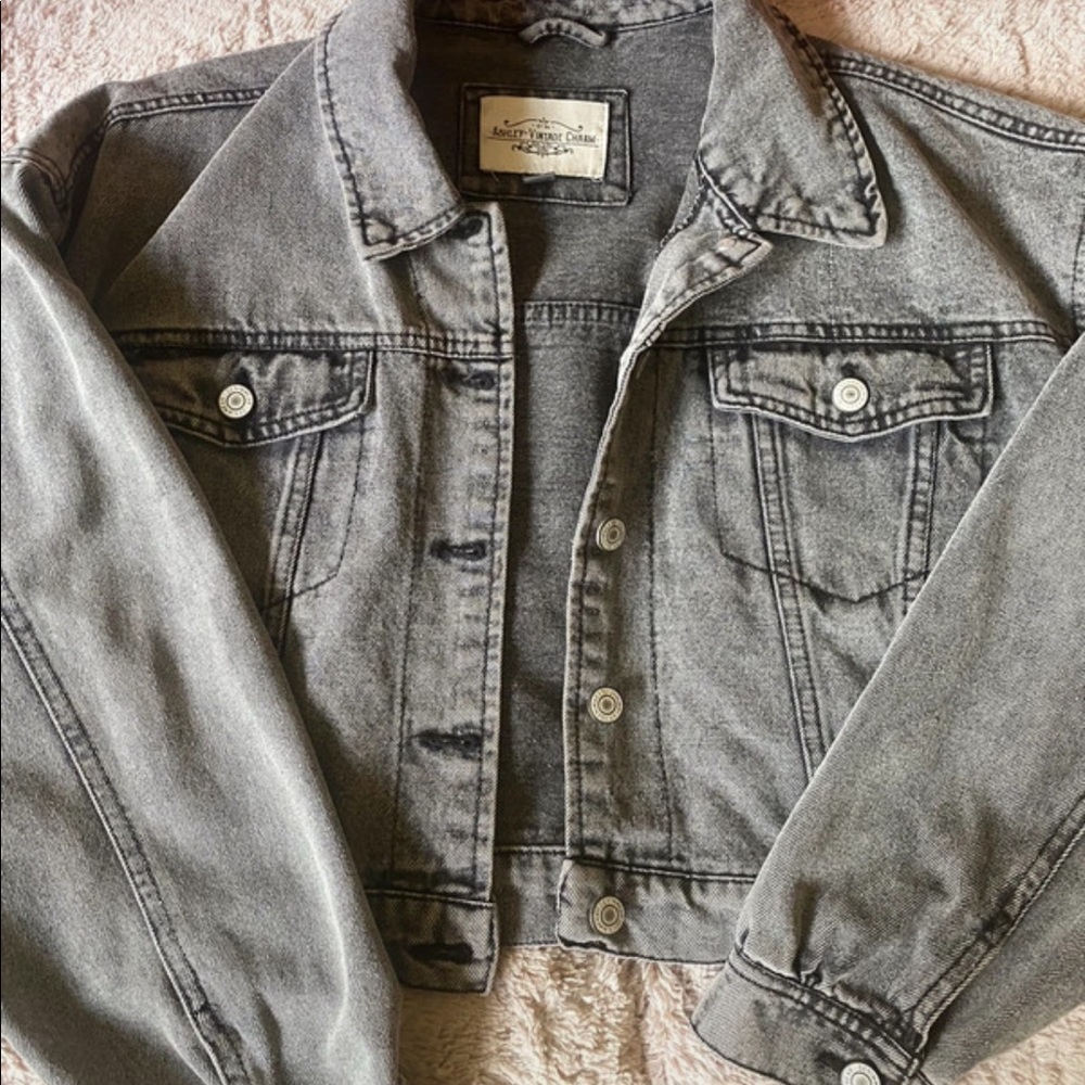 Grey jean jacket